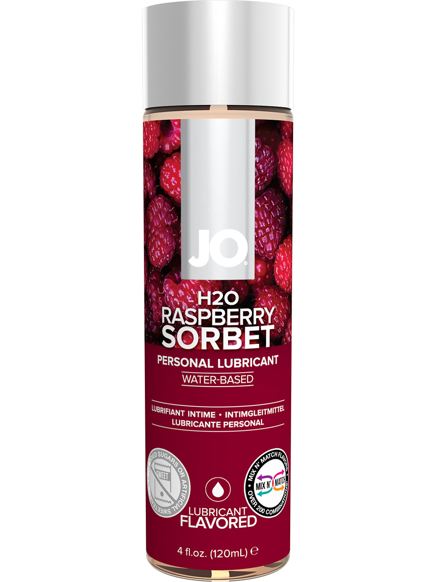 H2O Smaktilsatt Glidemiddel, Bringebærsorbet