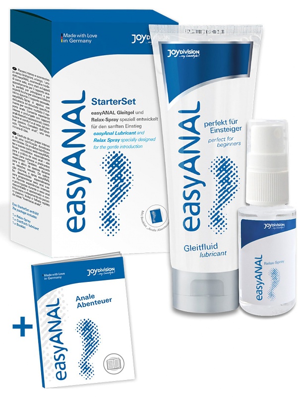 easyANAL StarterSet, Glidemiddel og Relax Spray