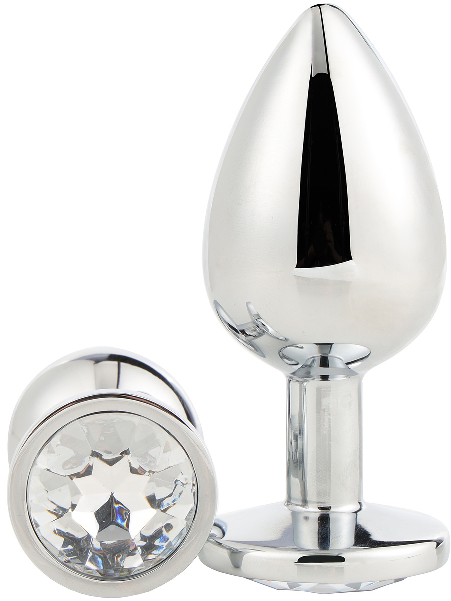 Gleaming Love, Silver Analplugg, Medium