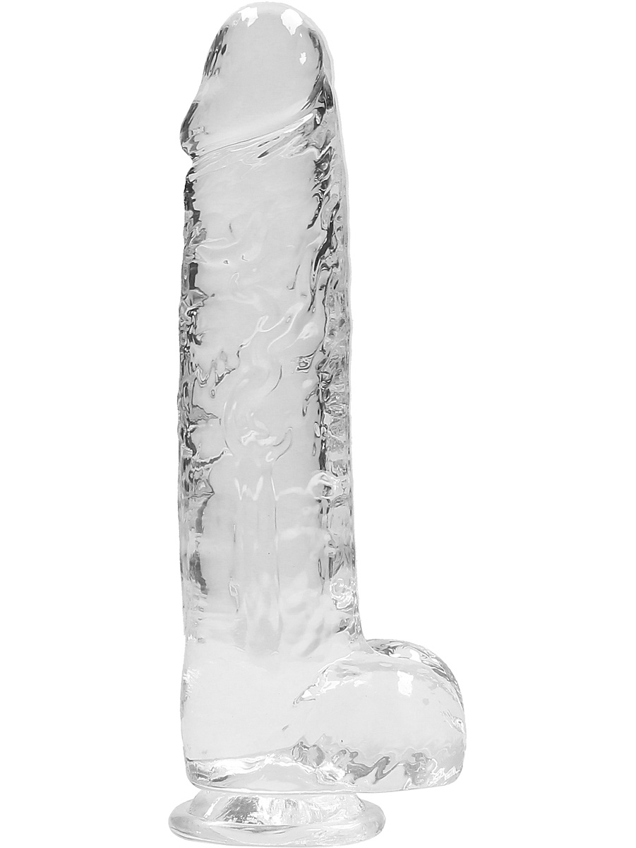 Crystal Clear Realistisk Dildo, 22 cm