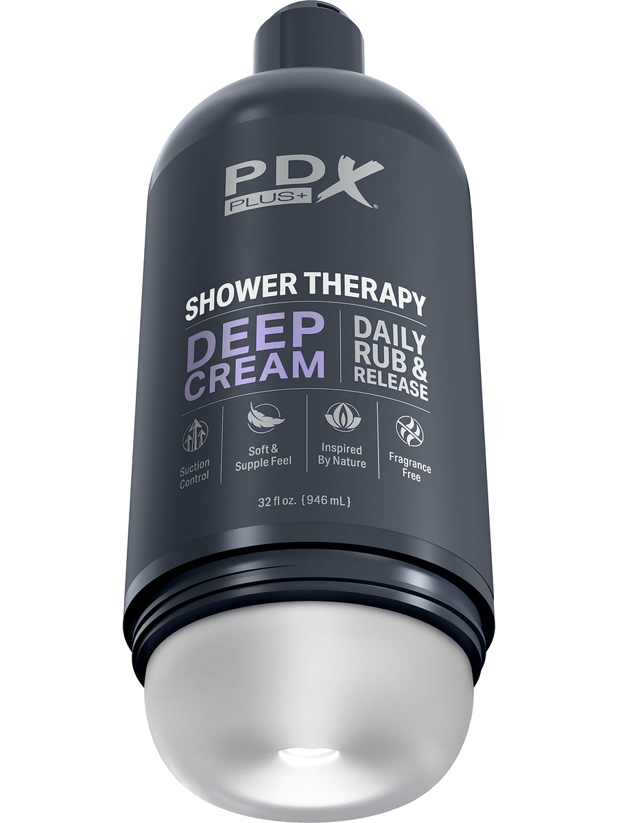 Shower Therapy Stroker, Deep Cream