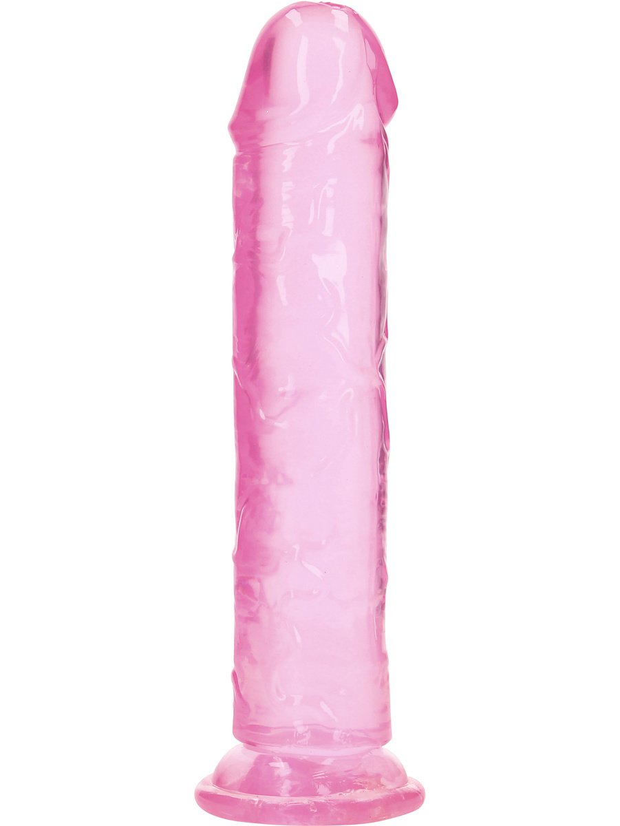 Crystal Clear Straight, Realistisk Dildo, 23 cm