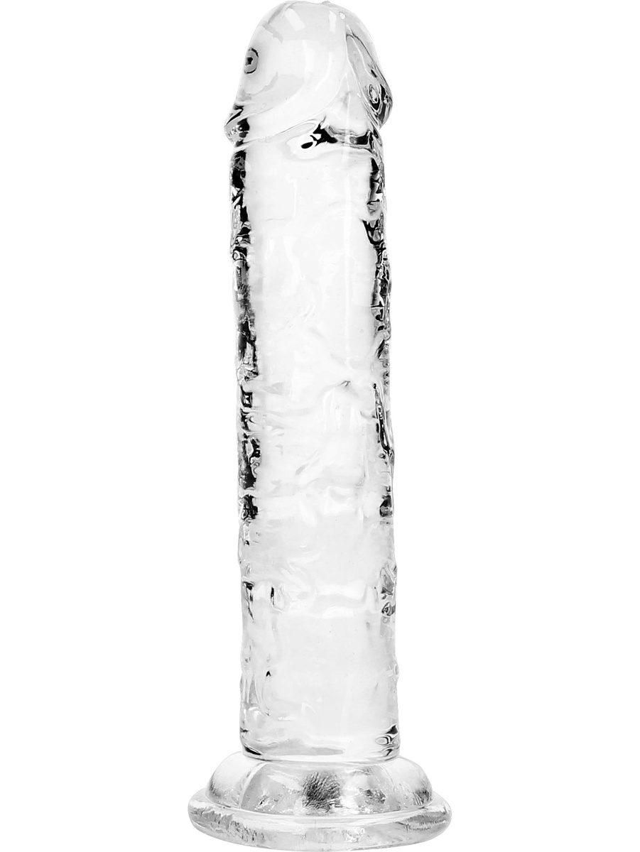 Crystal Clear Straight, Realistisk Dildo, 14.5 cm