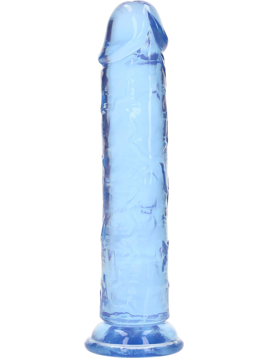 Crystal Clear Straight, Realistisk Dildo, 18 cm
