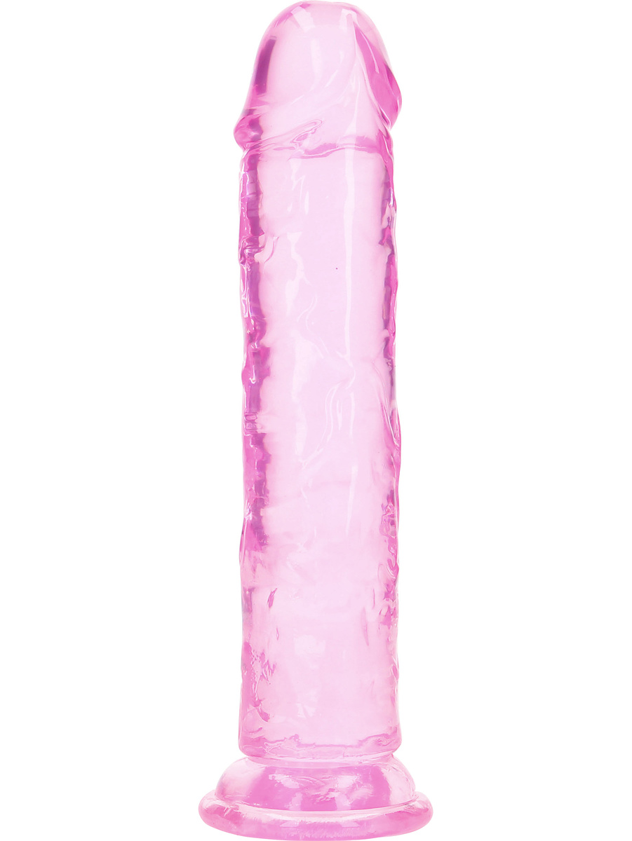 Crystal Clear Straight, Realistisk Dildo, 20 cm