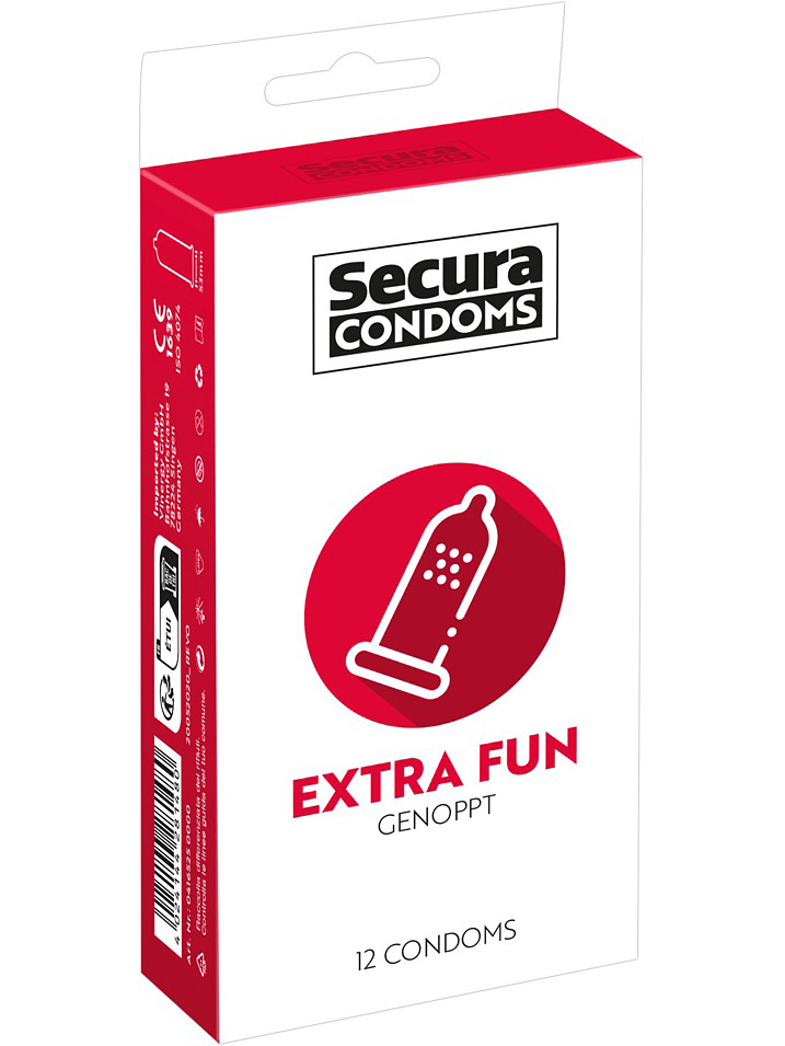 Extra Fun Kondomer, 12 stk