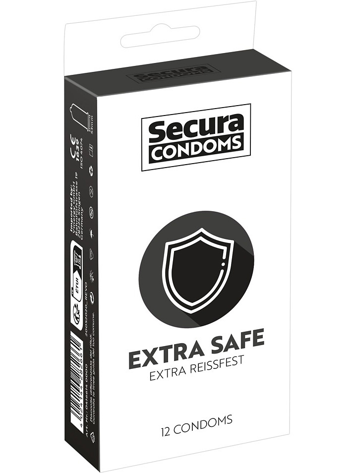Extra Safe Kondomer, 12 stk