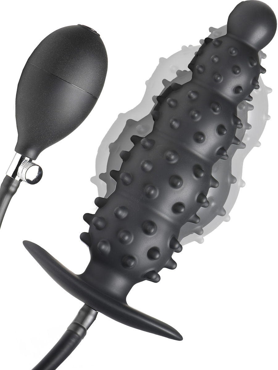 Ass Puffer, Nubbed Oppblåsbar Analplugg