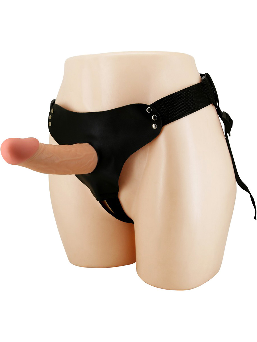 Stark, Strap-On-Sele med Hul Dildo