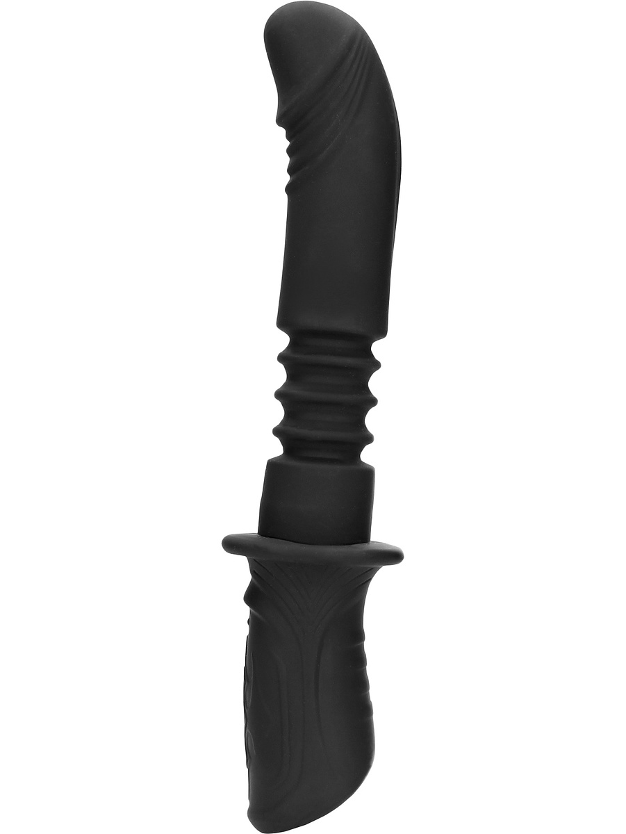 Håndholdt Thrusting-Vibrator i Silikon