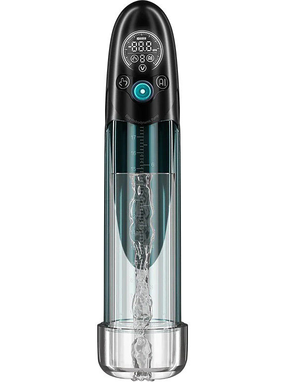BathFun Pro Penispumpe med Magic TPR-Sleeve