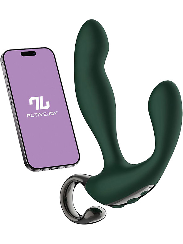 Greeny, Appstyrt Prostatavibrator med Finger Wiggling