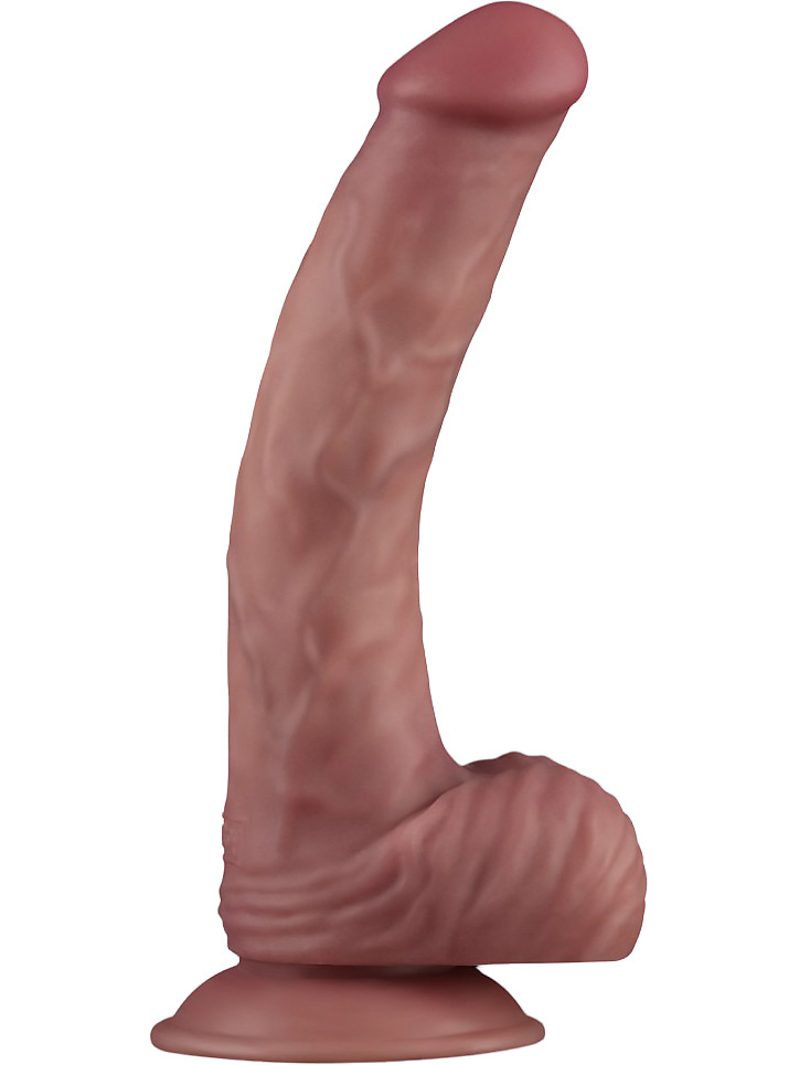 Vibrerende Dual Density Power Dildo, 23 cm