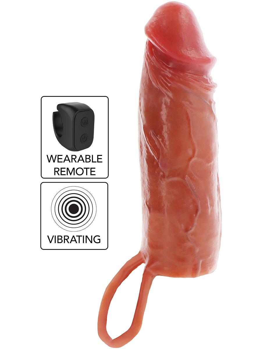 Hydrated Skin, Vibrerende Penissleeve, 16 cm