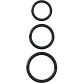 Stamina Set, Penisringer i Silikon, 3 stk