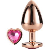 Gleaming Love, Rose Gold Analplugg, Medium