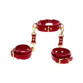 Luxury D-Ring Halsbånd Deluxe og Handmansjetter