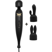 Turbo Wand Vibrator med 2 Tilbehør