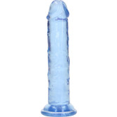 Crystal Clear Straight, Realistisk Dildo, 14.5 cm