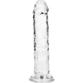 Crystal Clear Straight, Realistisk Dildo, 14.5 cm