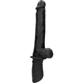 Håndholdt Thrusting-Vibrator i Mykt Silikon